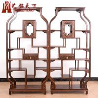 【鸡翅木明清古典家具 红木酒瓶博古架多宝格 实木仿古古董架陈列图片】鸡翅木明清古典家具 红木酒瓶博古架多宝格 实木仿古古董架陈列