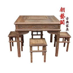 红木家具 鸡翅木家具 竹节泡茶桌五件套 实木方形茶桌 中式方凳椅价格,图片,参数 家具户外家具户外桌椅 北京房天下家居装修网
