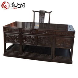 兰之阁红木家具 鸡翅木书房 老板桌 主管桌 办公桌 仿古实木la013价格,图片,参数 家具办公家具大班桌 北京房天下家居装修网